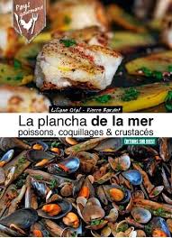 Plancha de la mer, poissons, coquillages & crustacés